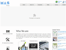 Tablet Screenshot of masgroup.org